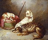George Armfield Famous Paintings - Before the Hunt